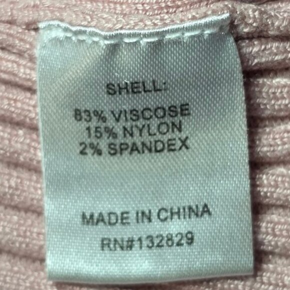 Lovers and Friends Revolve Carissa Ruffle Sweater Blush S - Picture 10 of 11